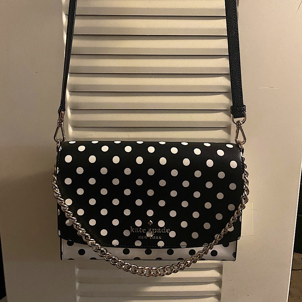 Kate spade polka dot crossbody